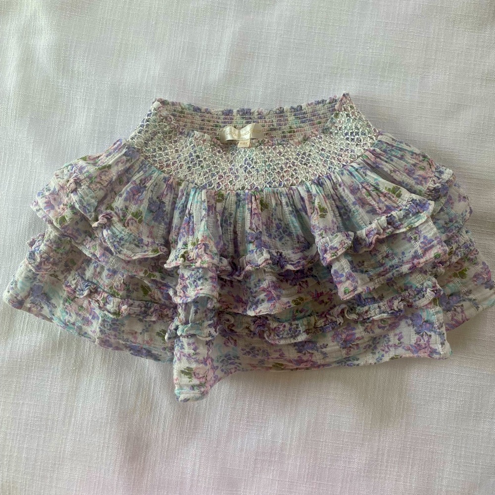 Loveshack fancy girls Billie skirt size 4-5Y